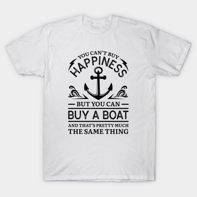 Buy A Boat T-Shirt by LuckyFoxDesigns